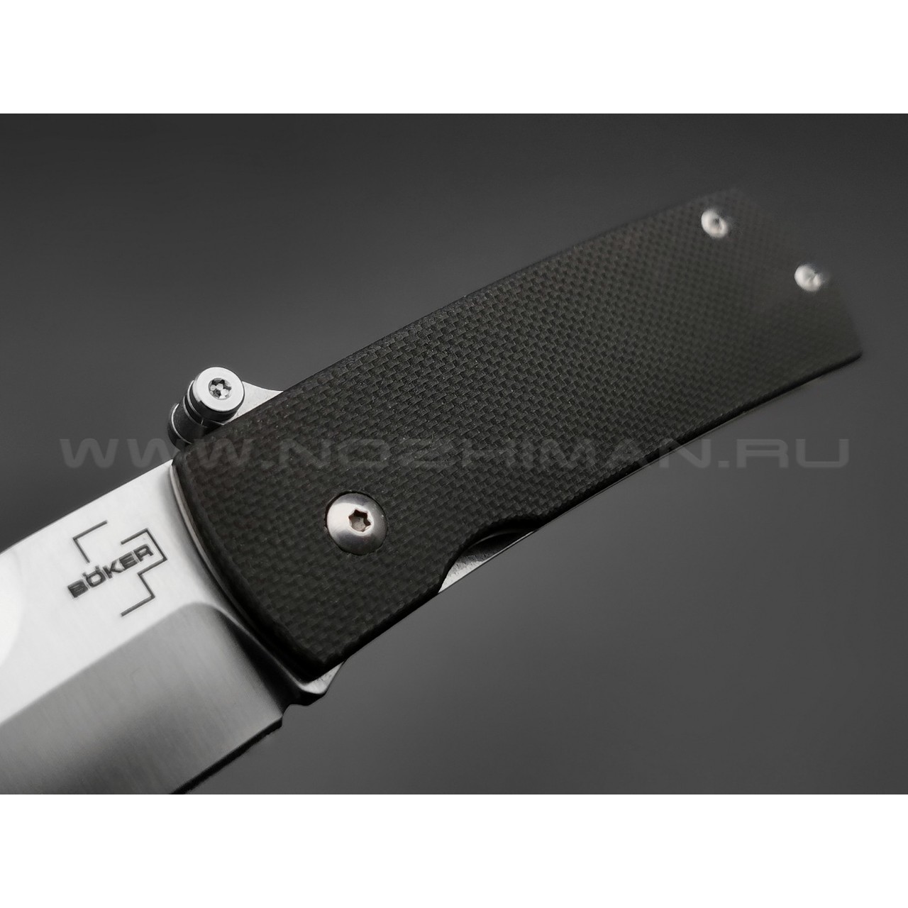 Нож Boker Plus Shamsher 01BO361 сталь D2, рукоять G10 black