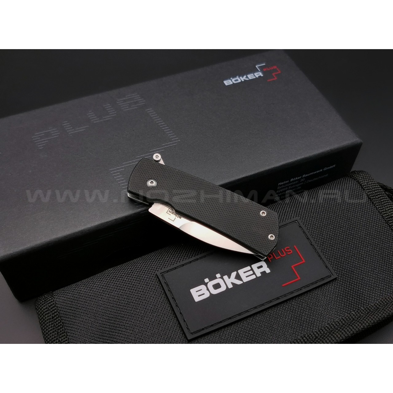 Нож Boker Plus Shamsher 01BO361 сталь D2, рукоять G10 black