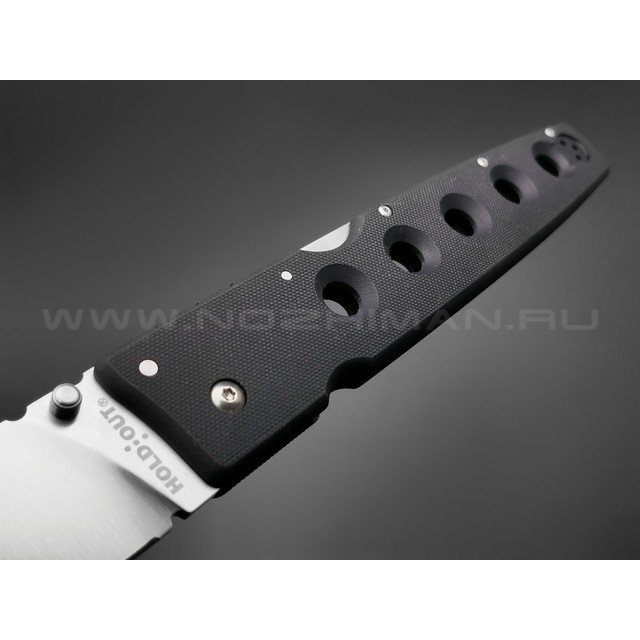 Нож Cold Steel Hold Out 6" Plain Edge 11G6 сталь S35VN рукоять G10 black