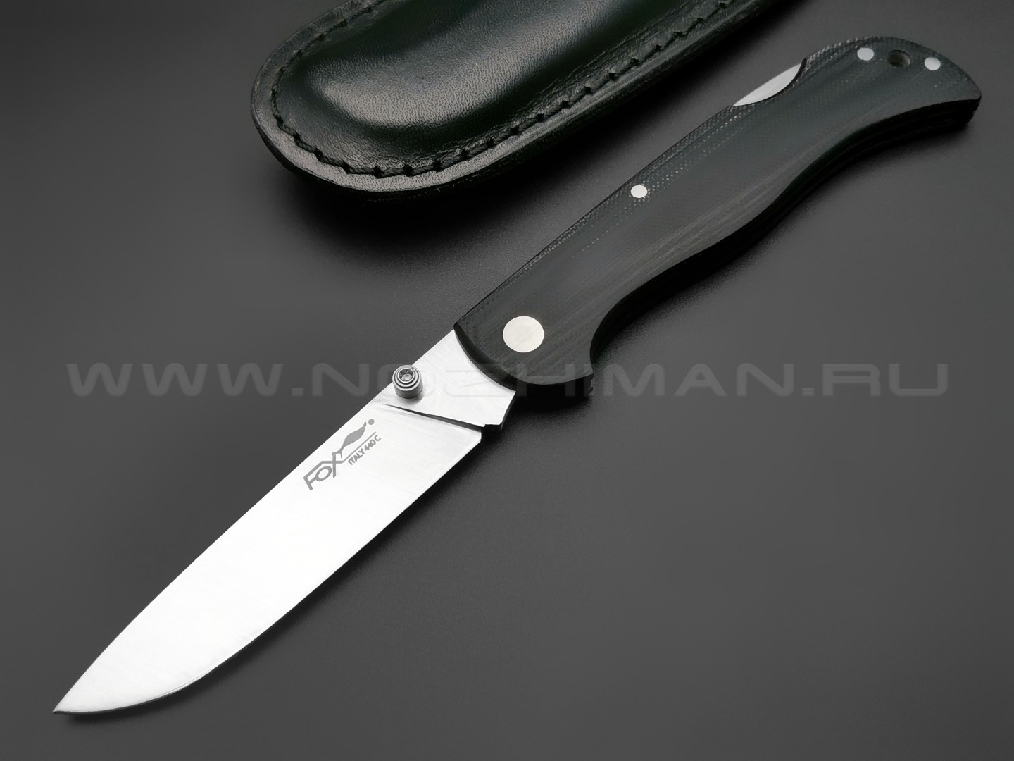 Нож Fox 500 B, сталь 440C, рукоять G10 black