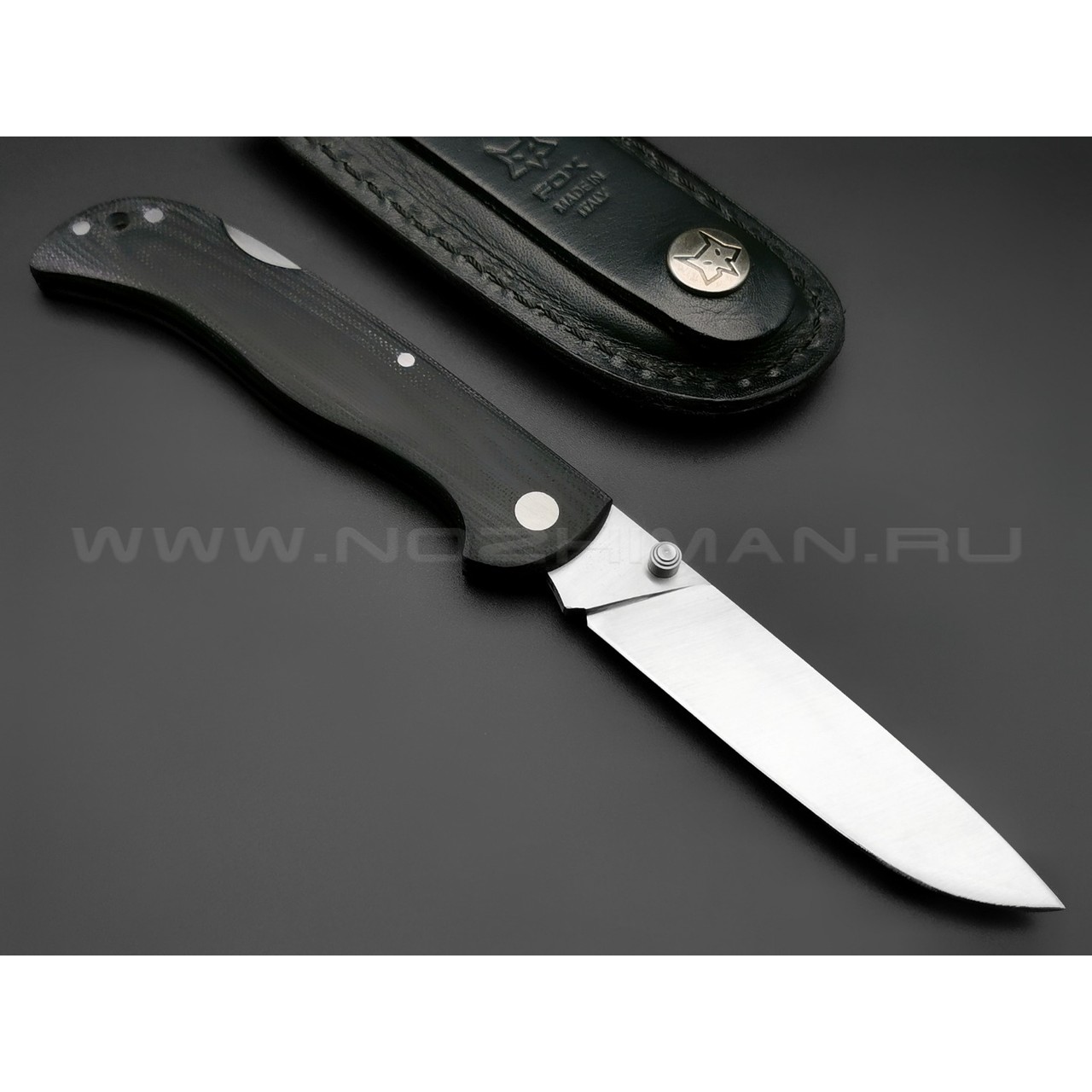 Нож Fox 500 B, сталь 440C, рукоять G10 black
