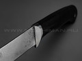 Филейный нож "Хозяюшка" дамасская сталь, рукоять дерево граб, мельхиор (Фурсач А. А.)