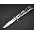 Нож балисонг "Frost" B-127 сталь 440, рукоять Stainless steel (Ножемир)