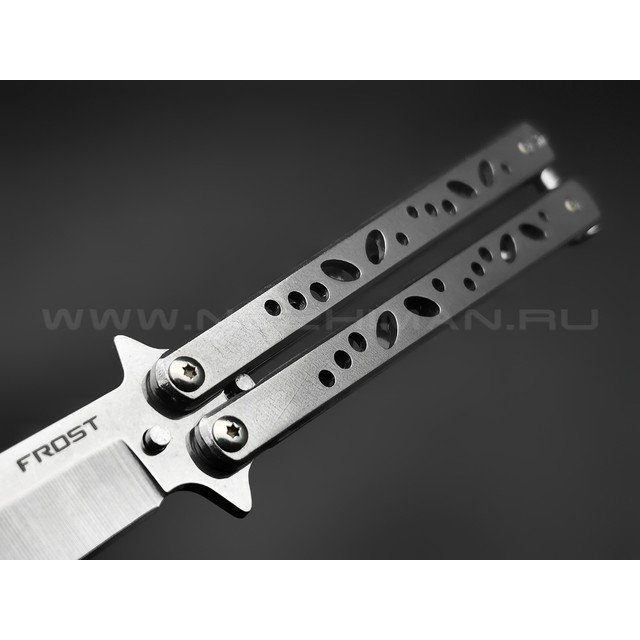 Нож балисонг "Frost" B-127 сталь 440, рукоять Stainless steel (Ножемир)
