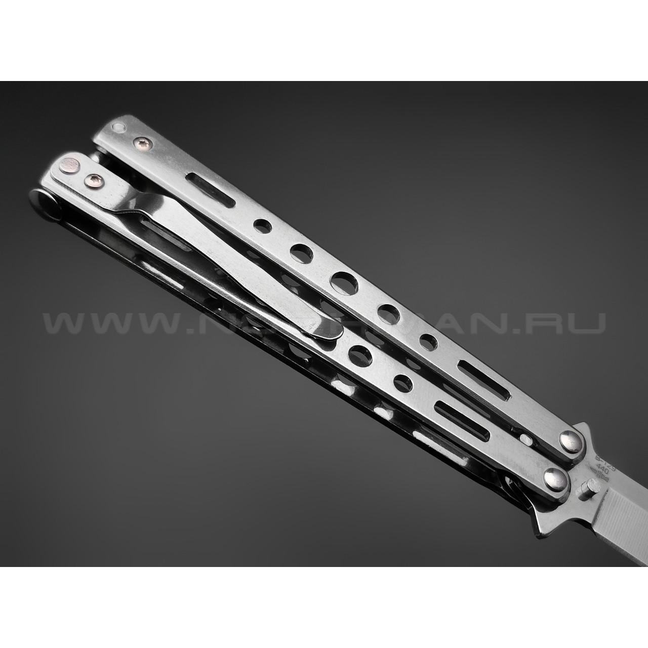 Нож балисонг "Rest" B-129 сталь 440, рукоять Stainless steel (Ножемир)