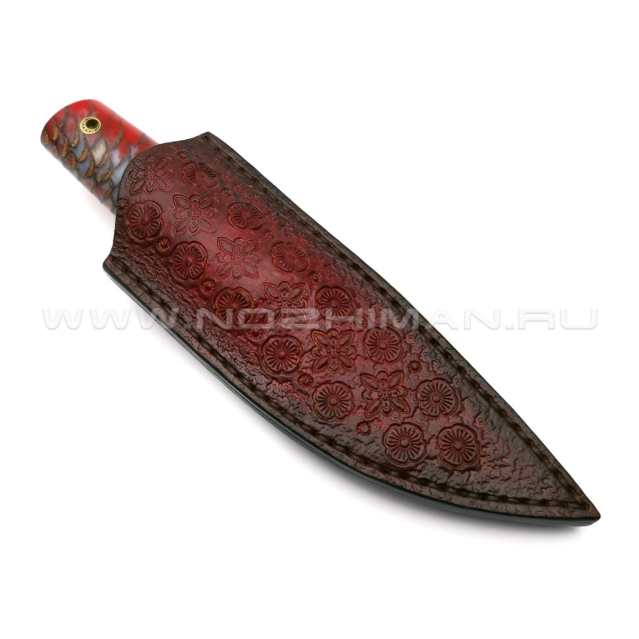 Волчий Век нож Слоник Custom сталь CPM REX 121 WA, рукоять Композит с шишкой