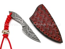 Волчий Век нож Микро МасичЬка Custom Red сталь M390 WA