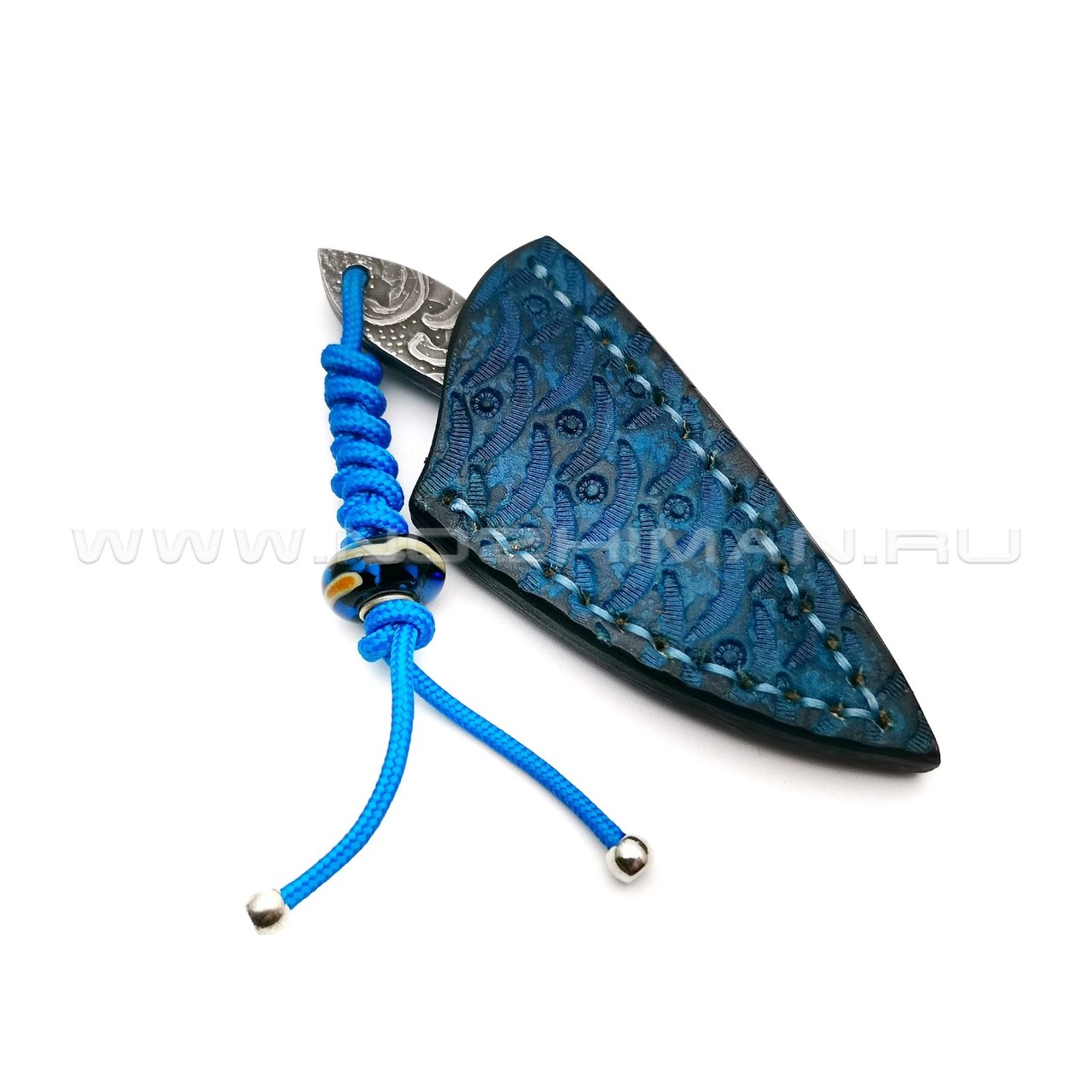 Волчий Век нож Микро МасичЬка Custom Blue сталь M390 WA
