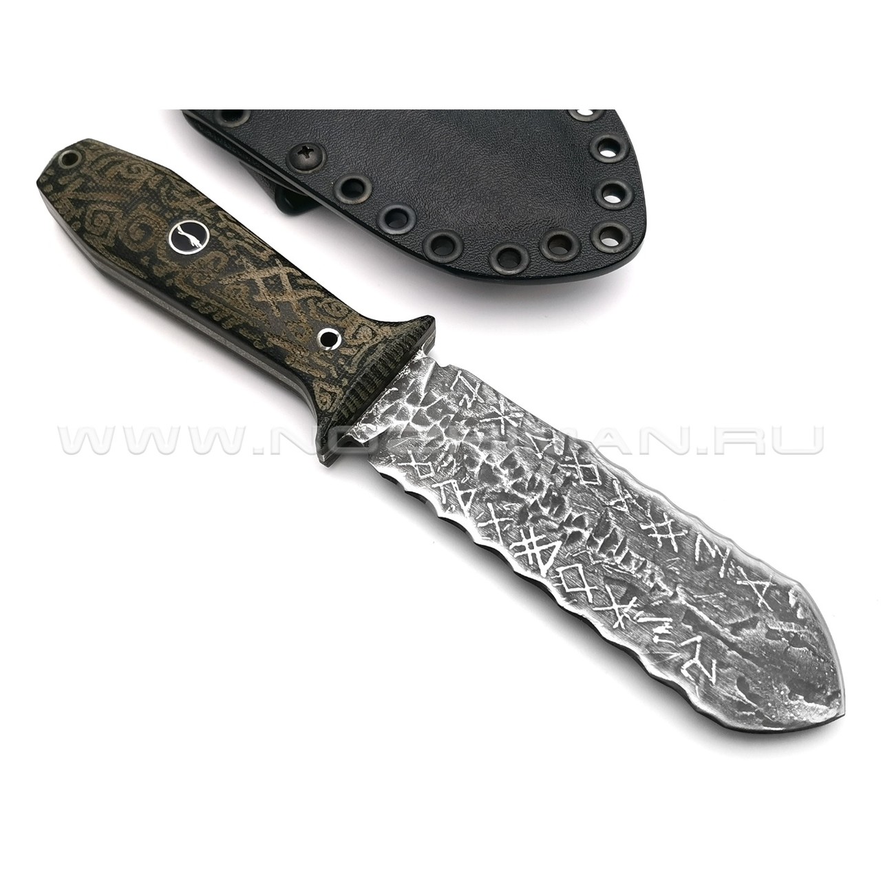 Волчий Век нож Lancette Custom сталь Niolox WA, рукоять Микарта