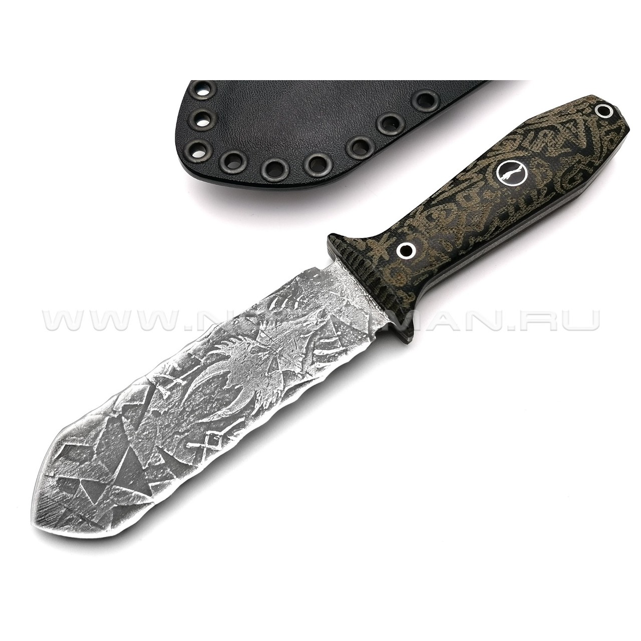 Волчий Век нож Lancette Custom сталь Niolox WA, рукоять Микарта