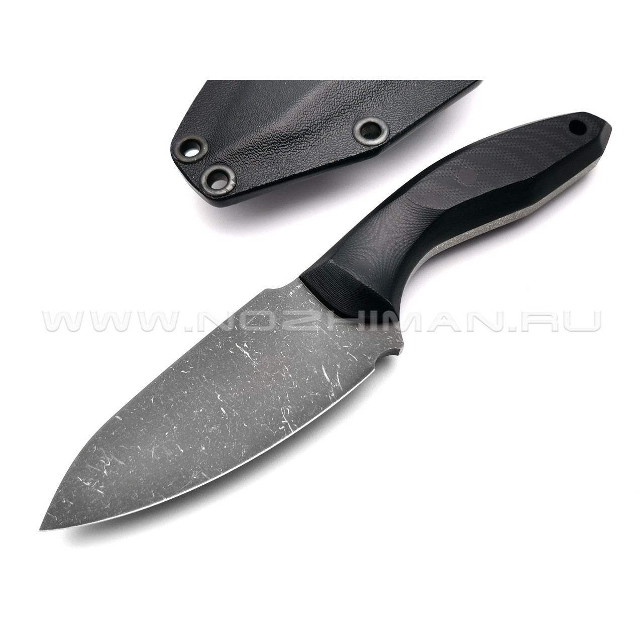 Волчий Век нож МасичЬка Brutal Edition сталь PGK WA, рукоять G10 black
