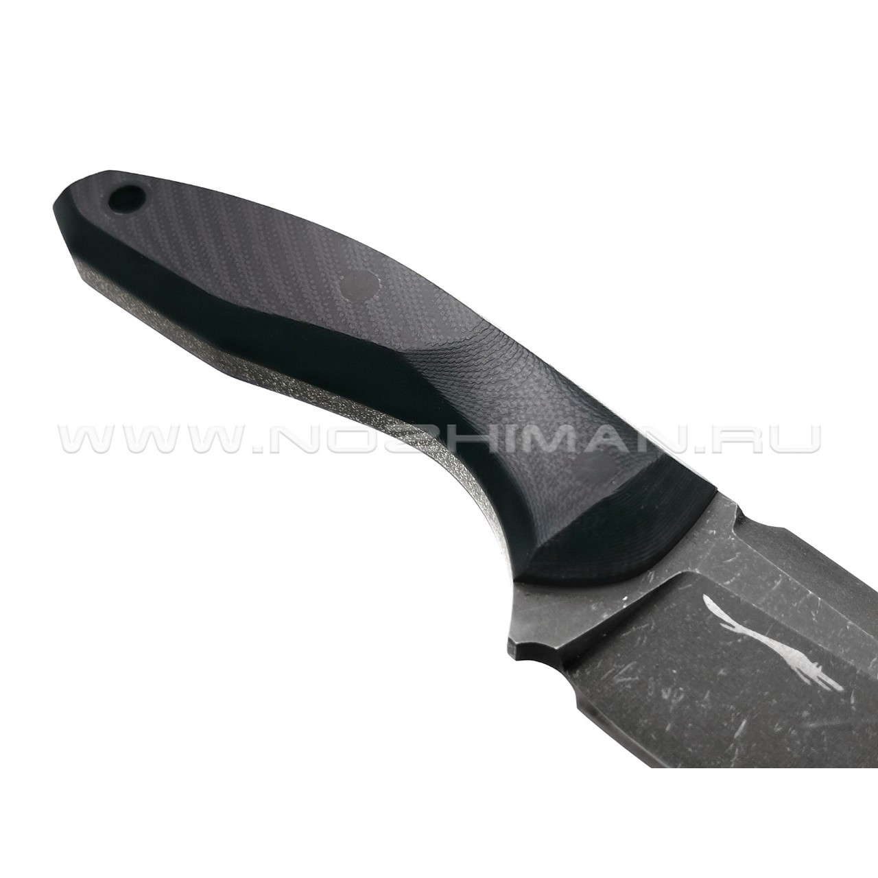 Волчий Век нож МасичЬка Brutal Edition сталь PGK WA, рукоять G10 black