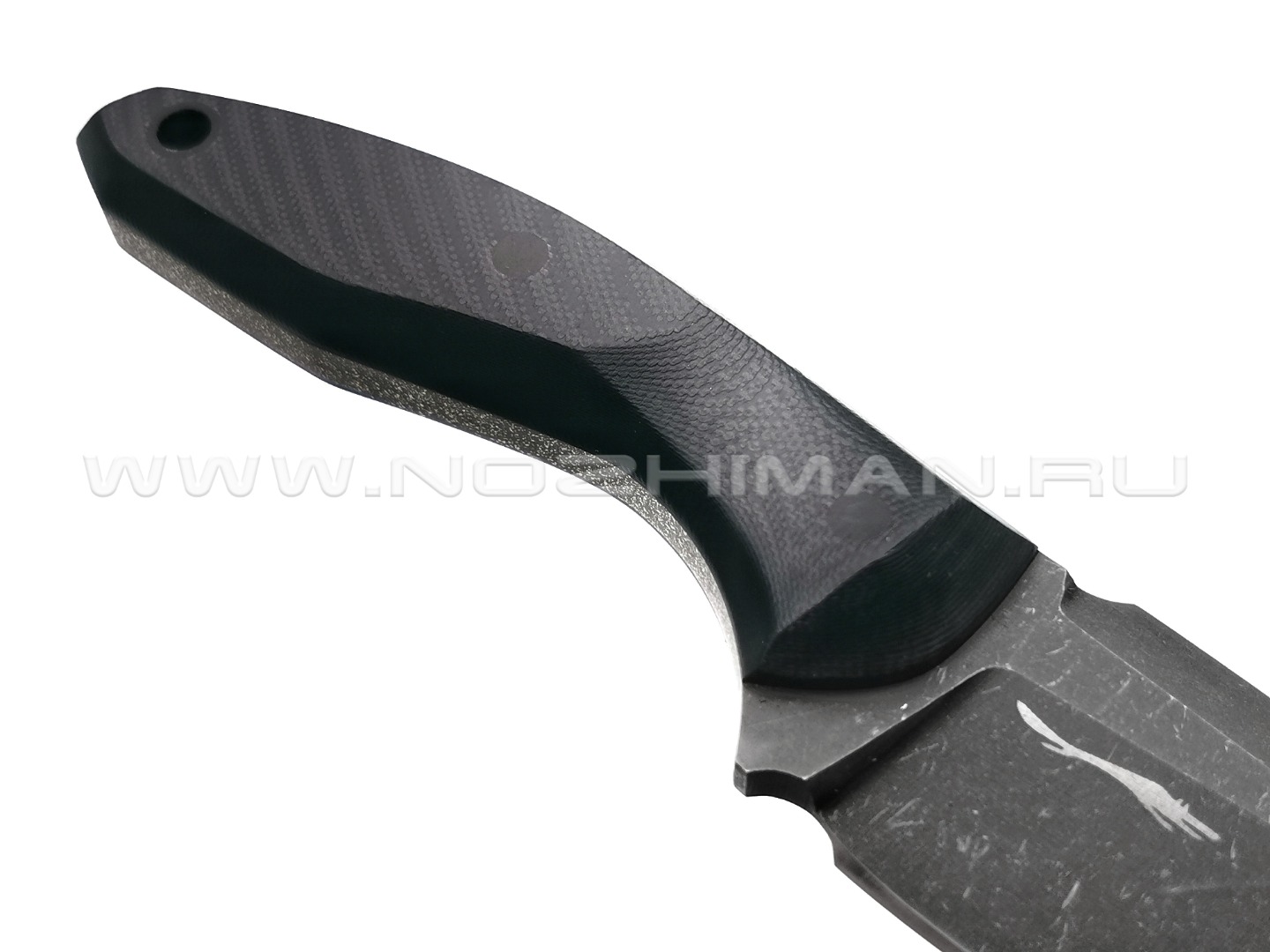 Волчий Век нож МасичЬка Brutal Edition сталь PGK WA, рукоять G10 black