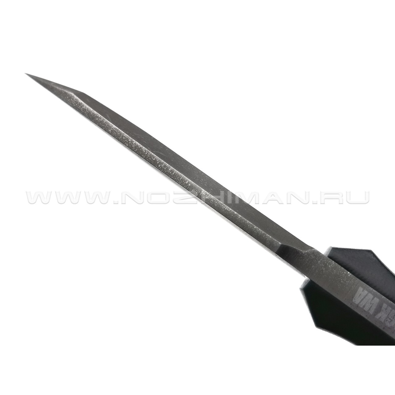 Волчий Век нож МасичЬка Brutal Edition сталь PGK WA, рукоять G10 black