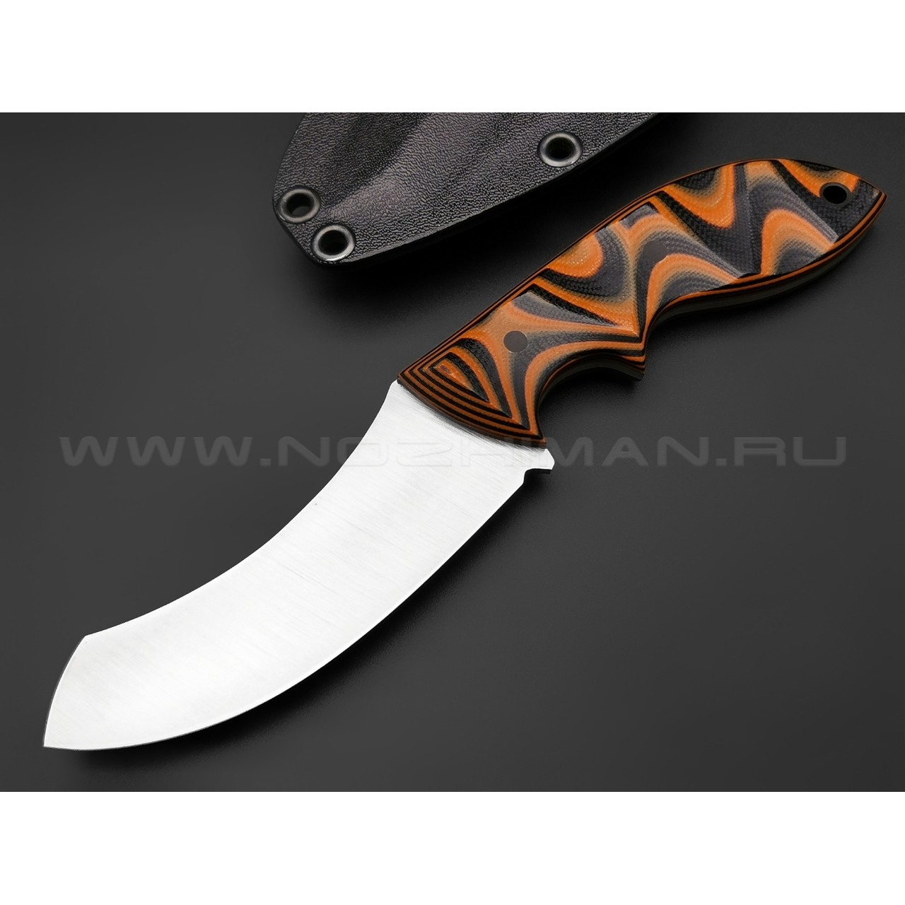 Волчий Век нож Кондрат 10 сталь Niolox WA, рукоять G10 black & orange