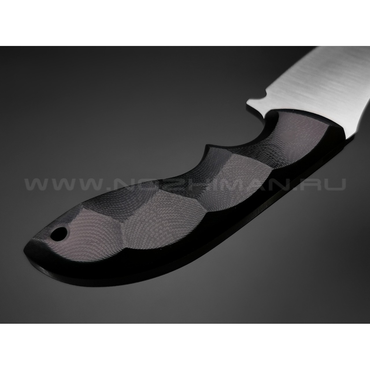 Волчий Век нож Кондрат 12 сталь Niolox WA, рукоять G10 black