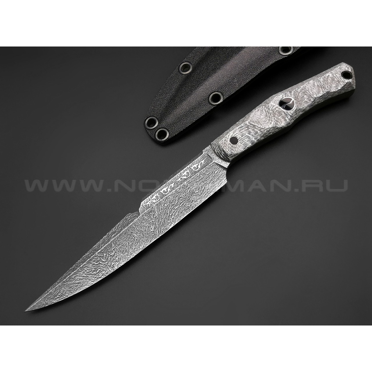 Волчий Век нож Тезис Custom сталь N690 WA, рукоять Silver Twill