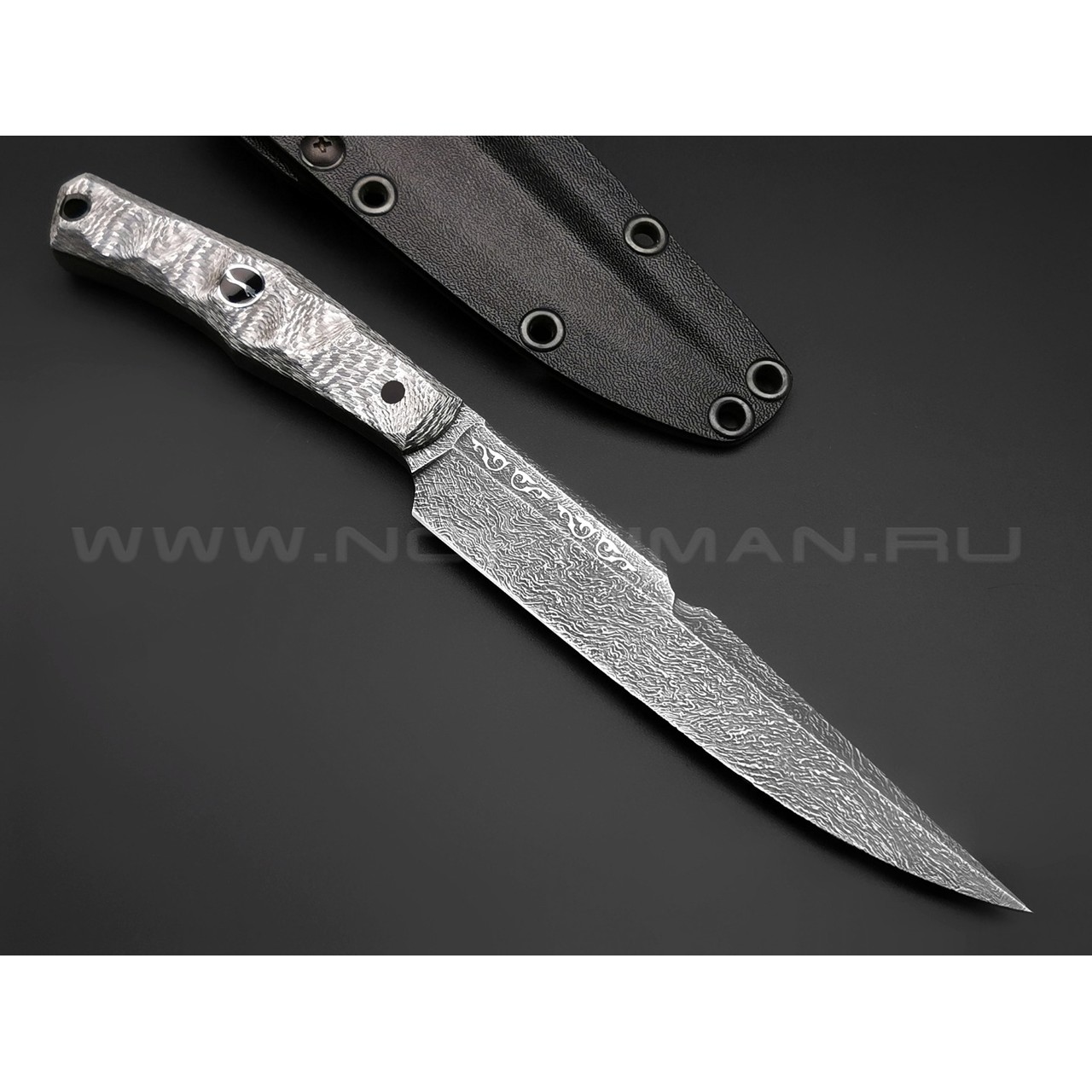 Волчий Век нож Тезис Custom сталь N690 WA, рукоять Silver Twill