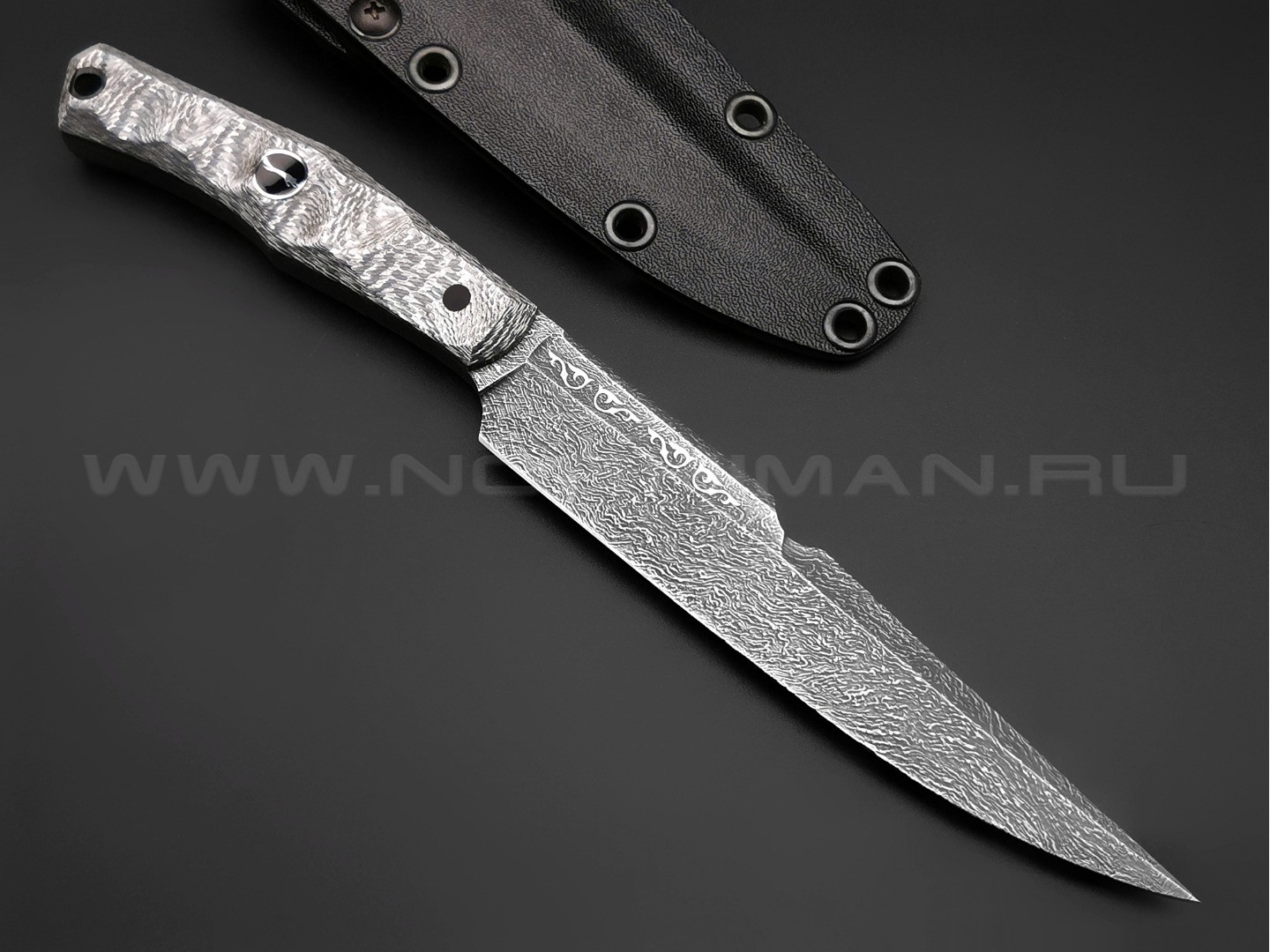 Волчий Век нож Тезис Custom сталь N690 WA, рукоять Silver Twill