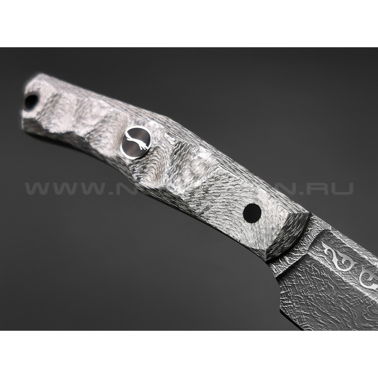 Волчий Век нож Тезис Custom сталь N690 WA, рукоять Silver Twill