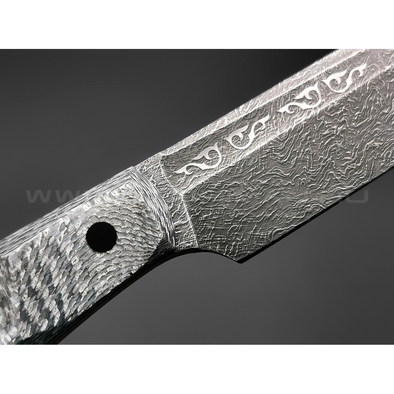Волчий Век нож Тезис Custom сталь N690 WA, рукоять Silver Twill