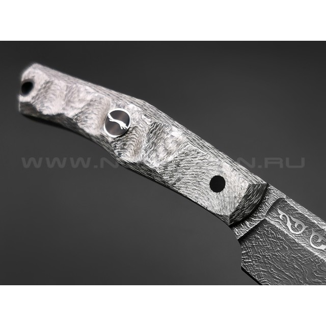 Волчий Век нож Тезис Custom сталь N690 WA, рукоять Silver Twill