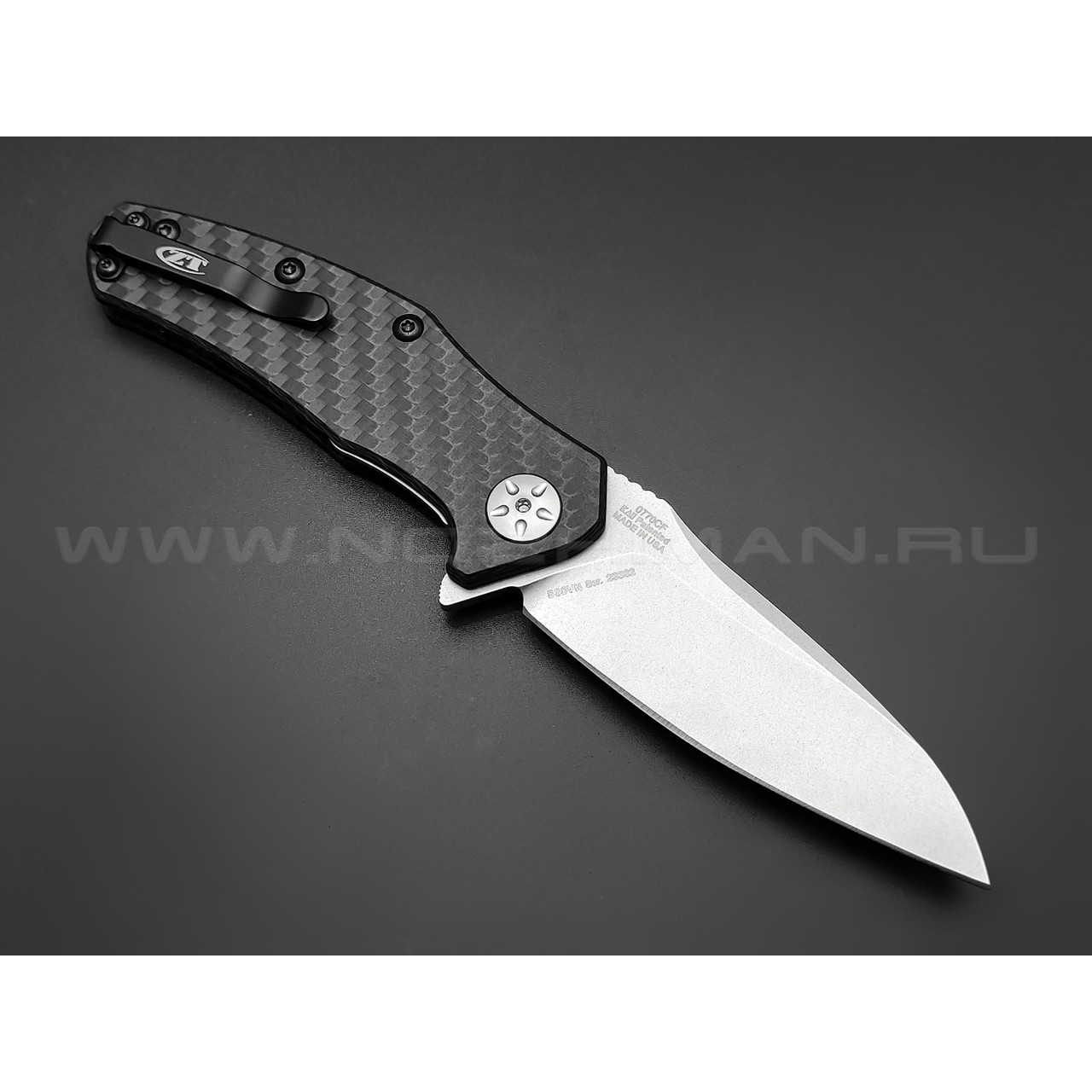Zero Tolerance нож 0770CF сталь S35VN, рукоять Carbon fiber