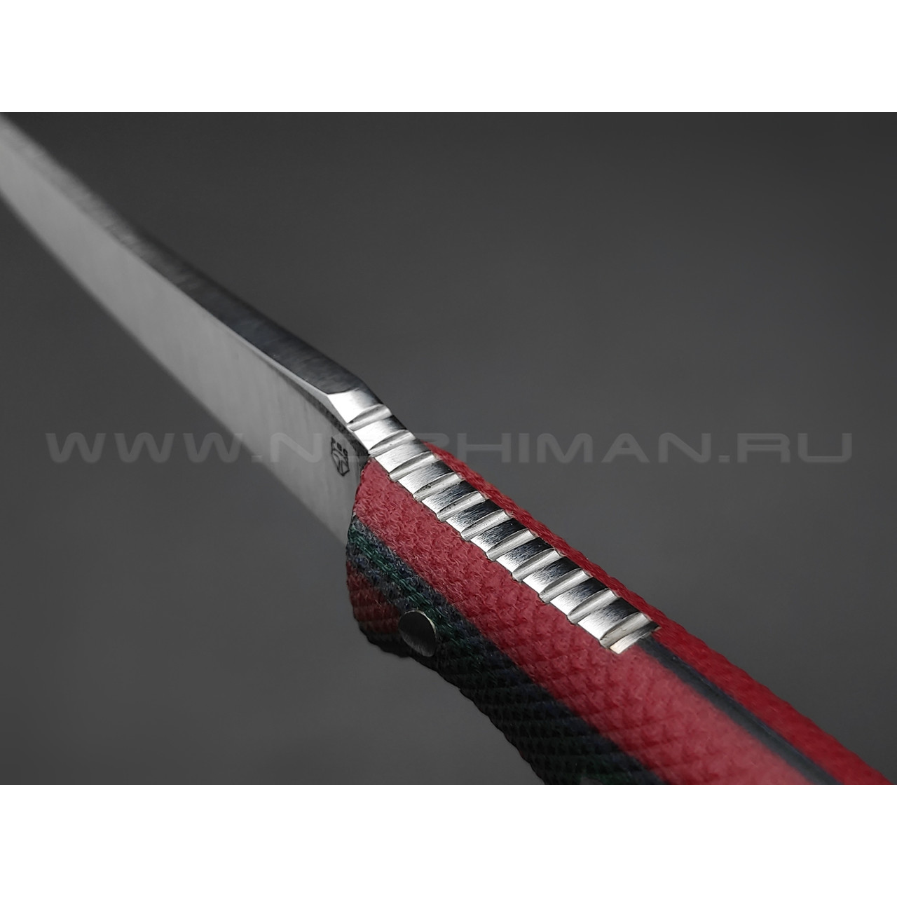 РВС нож Лаки сталь N690, рукоять микарта