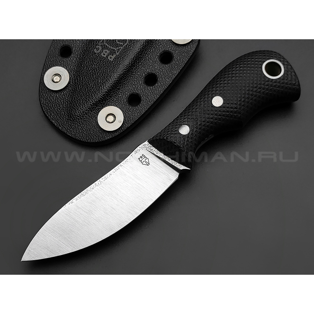 РВС нож Двояк сталь N690, рукоять микарта black