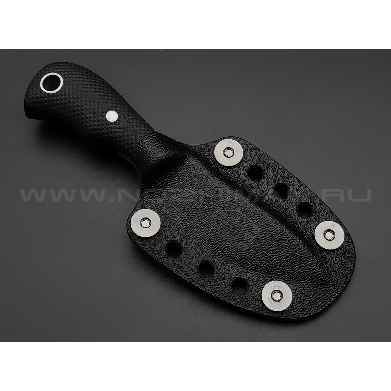 РВС нож Двояк сталь N690, рукоять микарта black