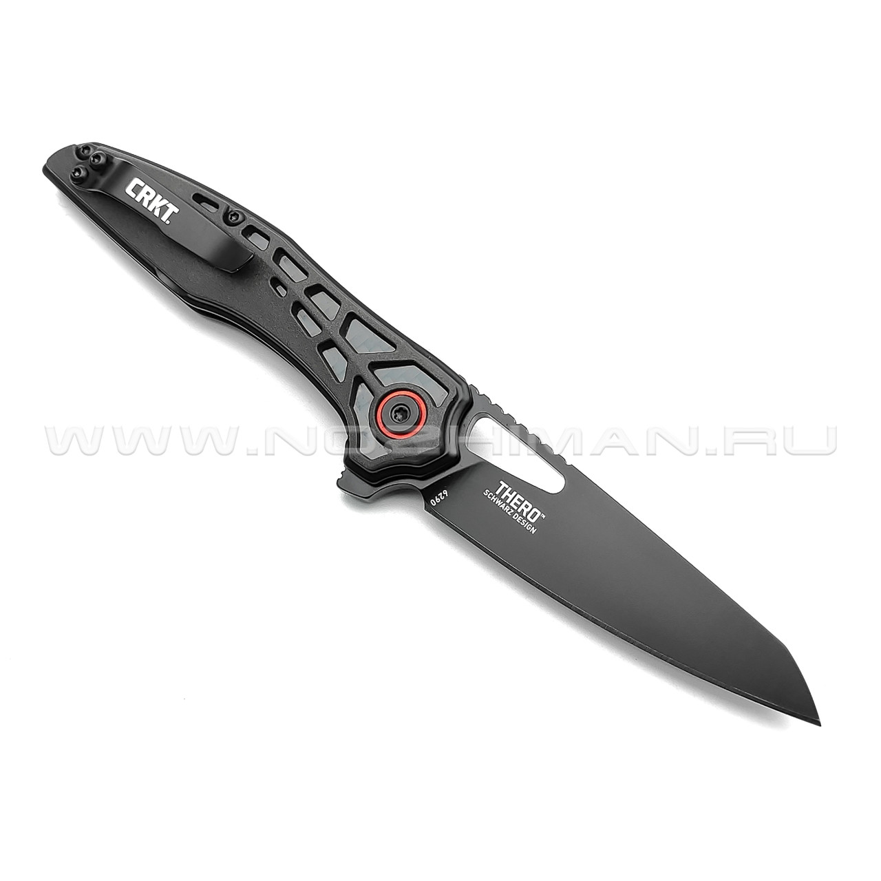Нож CRKT Thero 6290 сталь 8Cr14MoV, рукоять Glass Reinforced Nylon, Carbon fiber