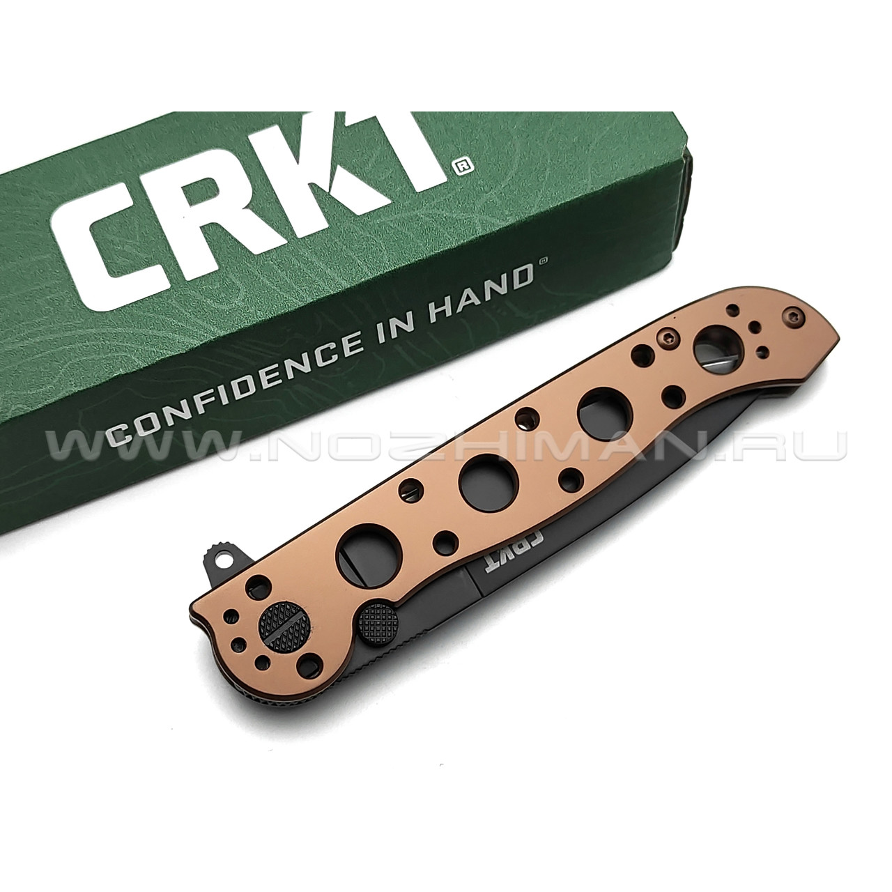 Нож CRKT Carson M16-03BK Bronze сталь 12C27, рукоять Stainless steel