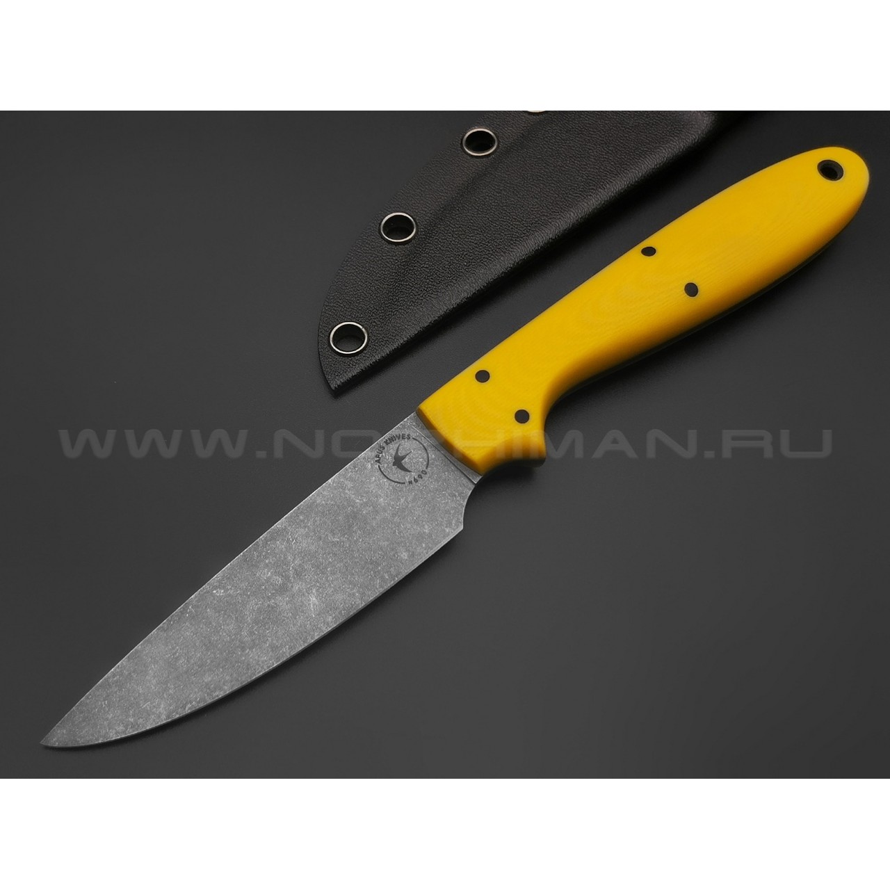 Апус нож Wilson сталь N690, рукоять G10 Yellow