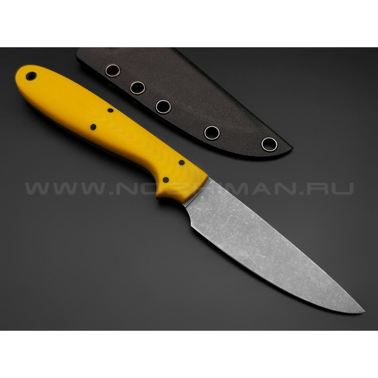 Апус нож Wilson сталь N690, рукоять G10 Yellow