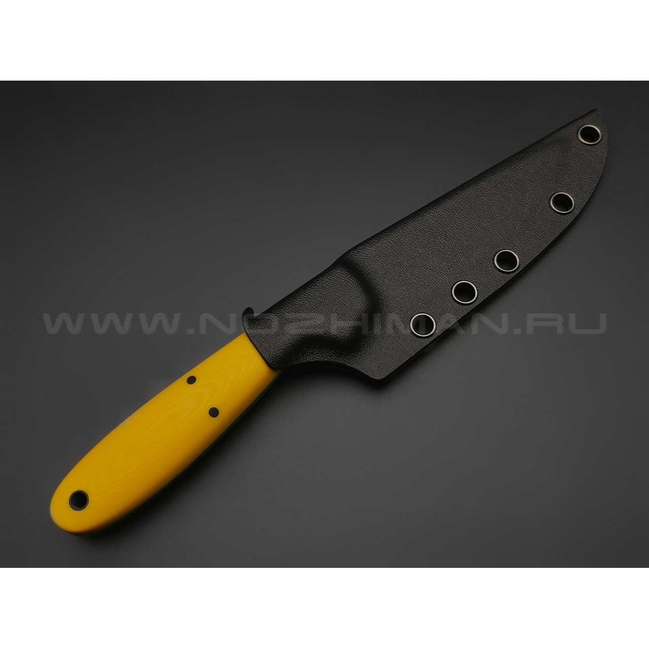 Апус нож Wilson сталь N690, рукоять G10 Yellow