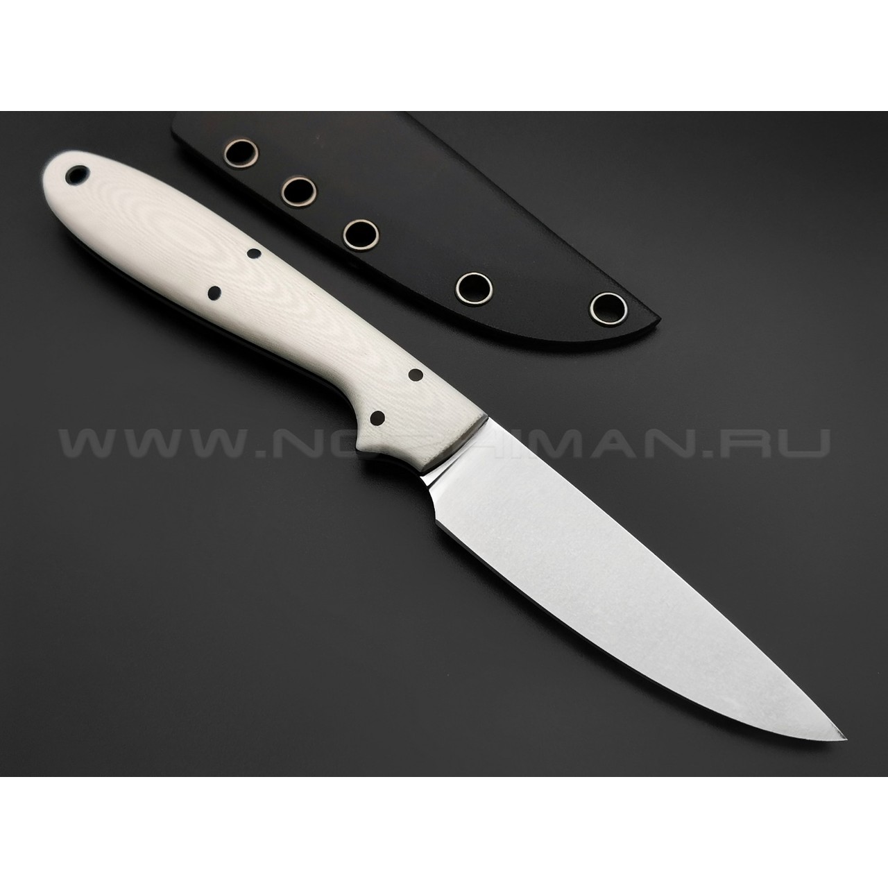 Апус нож Wilson сталь K110, рукоять G10 white & black
