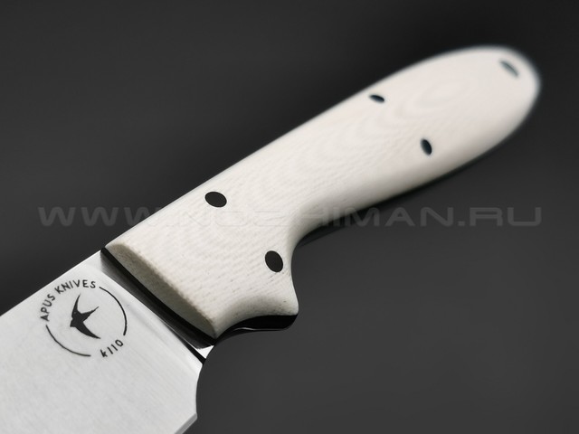 Apus Knives нож Wilson сталь K110, рукоять G10 white & black