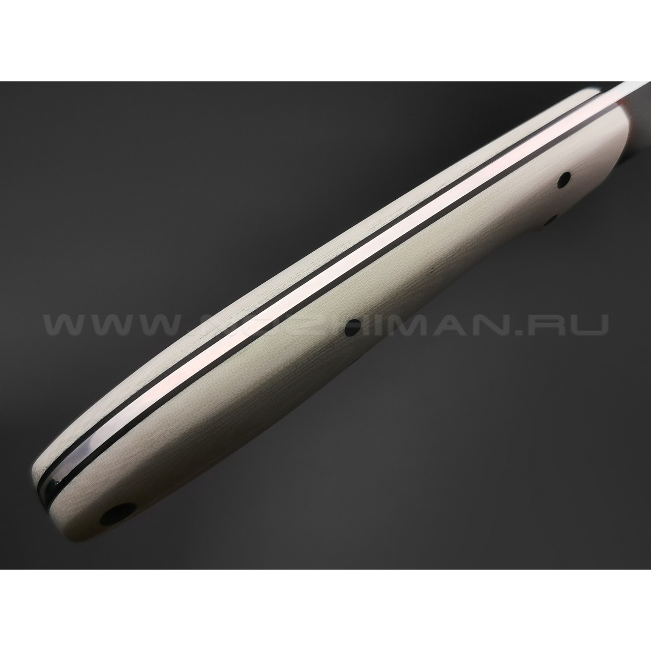 Апус нож Wilson сталь K110, рукоять G10 white & black