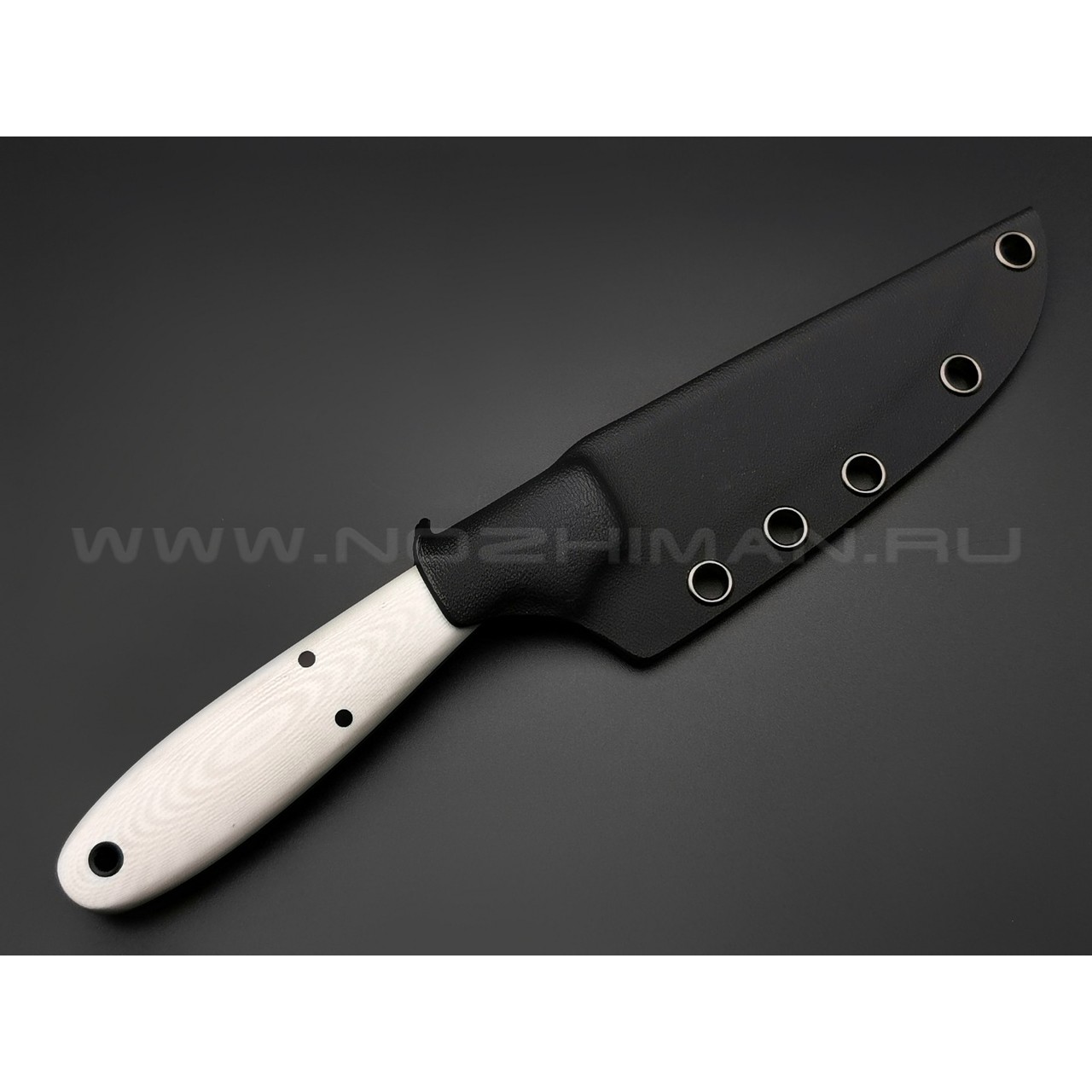 Апус нож Wilson сталь K110, рукоять G10 white & black