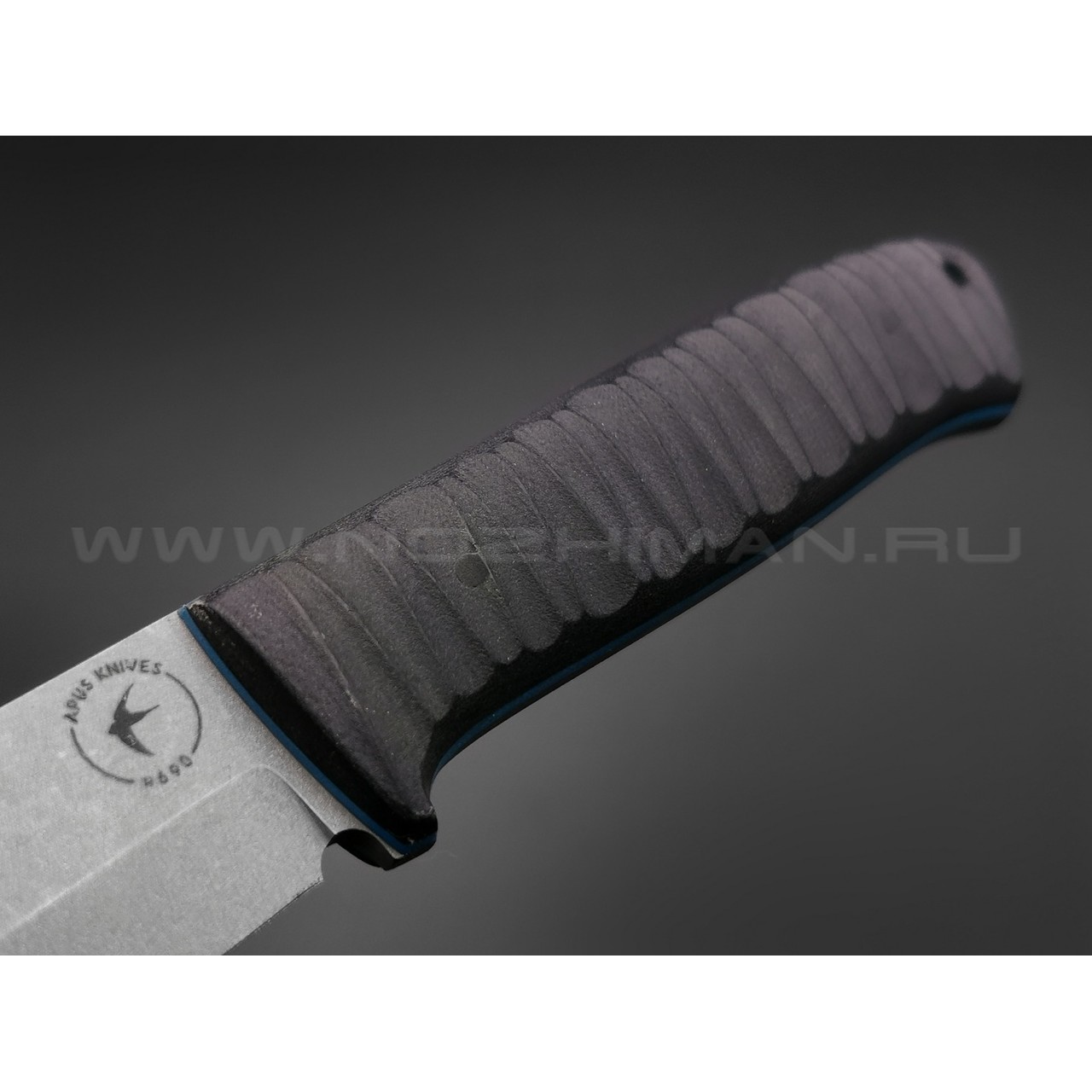 Апус нож Raider Bush сталь N690, рукоять G10 Black