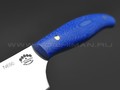 Кухонный нож Овощной №2, сталь N690, рукоять G10 blue (Товарищество Завьялова)