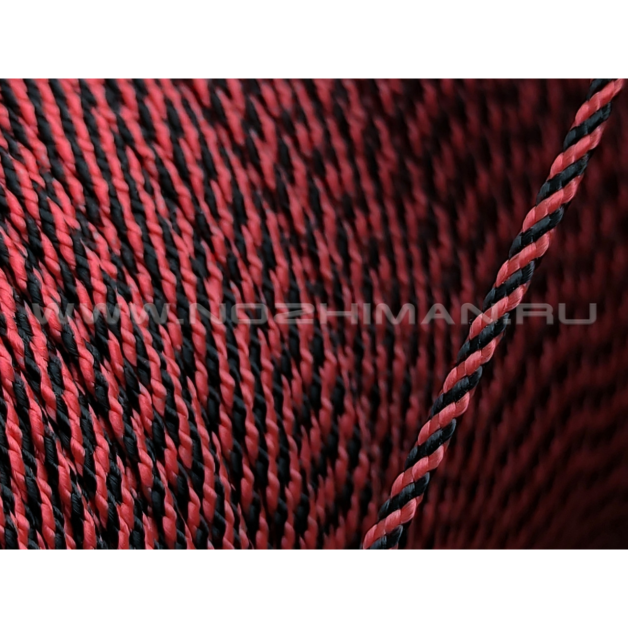 Micro Cord Black & Red