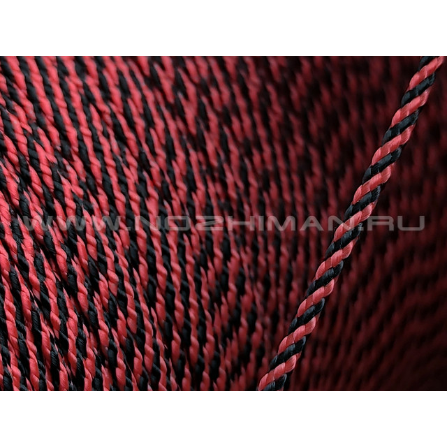 Micro Cord Black & Red
