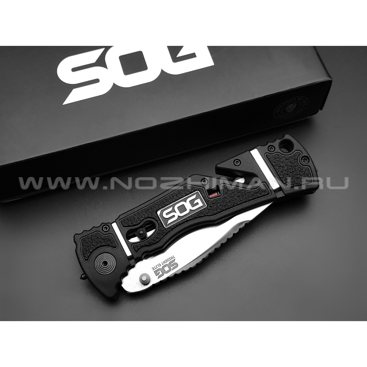 Нож SOG Trident Elite TF101 сталь Aus-8, рукоять Glass Reinforced Nylon
