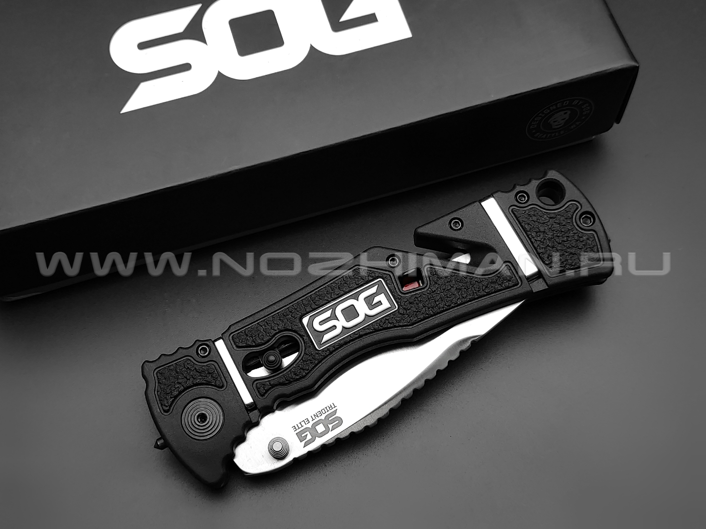 Нож SOG Trident Elite TF101 сталь Aus-8, рукоять Glass Reinforced Nylon