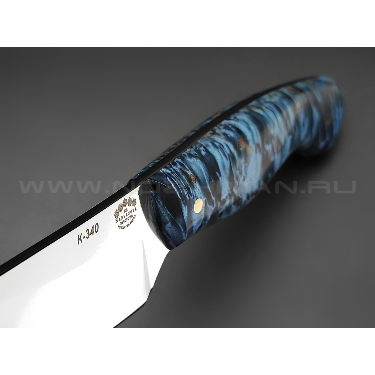 Нож "Додичи" сталь K340, рукоять карельская берёза (Товарищество Завьялова)