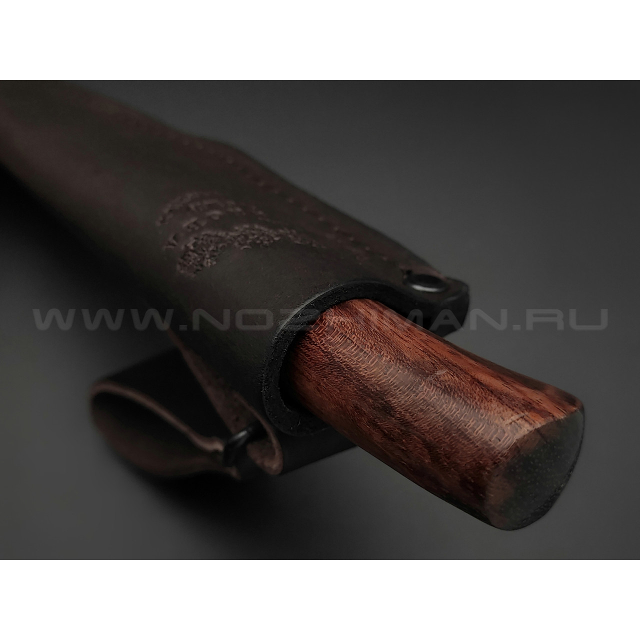 Нож "Осётр" сталь 95Х18, рукоять дерево бубинга (Мастерская Наследие)