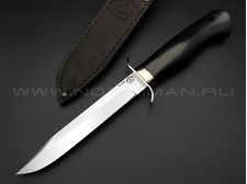 Нож разведчика "НР-40" сталь K340, рукоять дерево граб, мельхиор (Товарищество Завьялова)