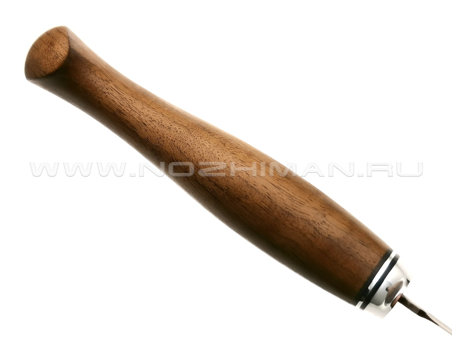 Филейный нож №2, булатная сталь, рукоять дерево орех (Товарищество Завьялова)