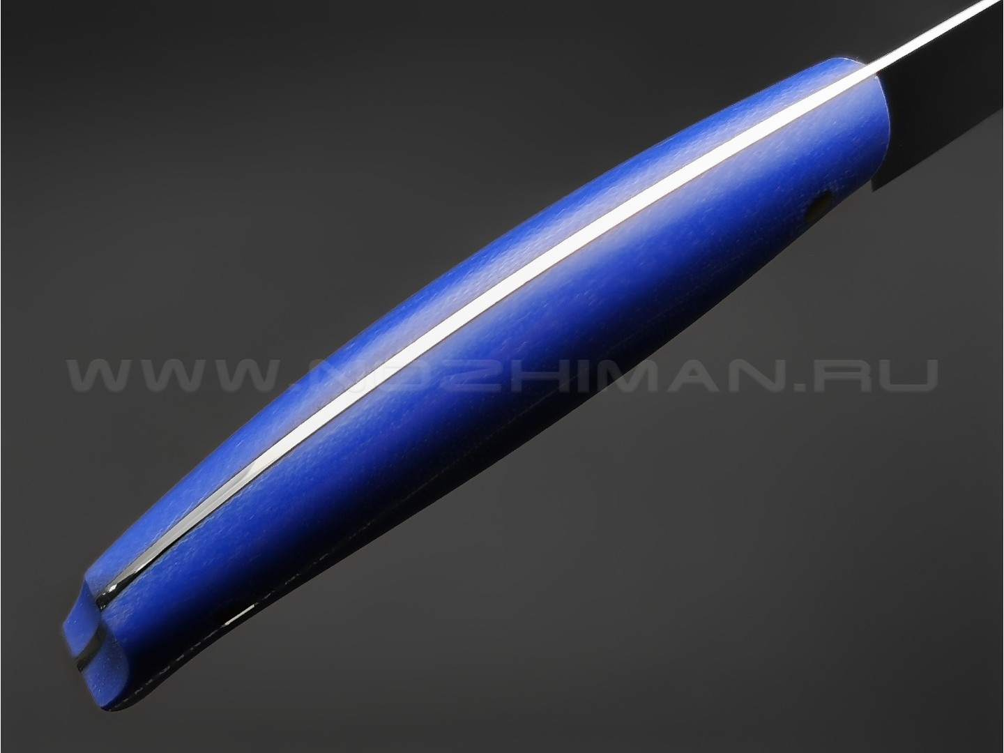 Филейный нож №2, сталь N690, рукоять G10 blue (Товарищество Завьялова)